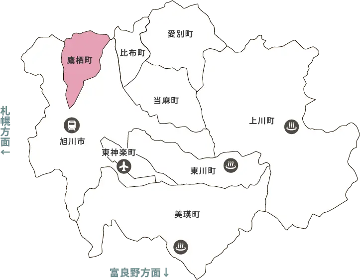 Takasu Town map