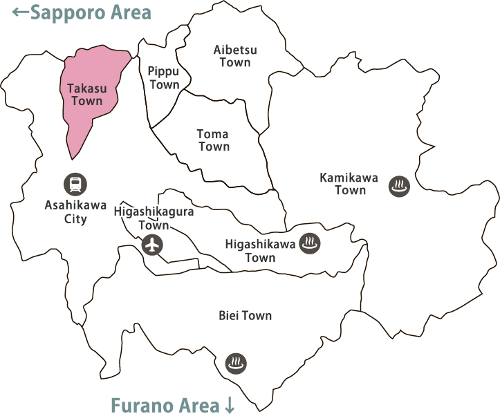 TakasuTown map