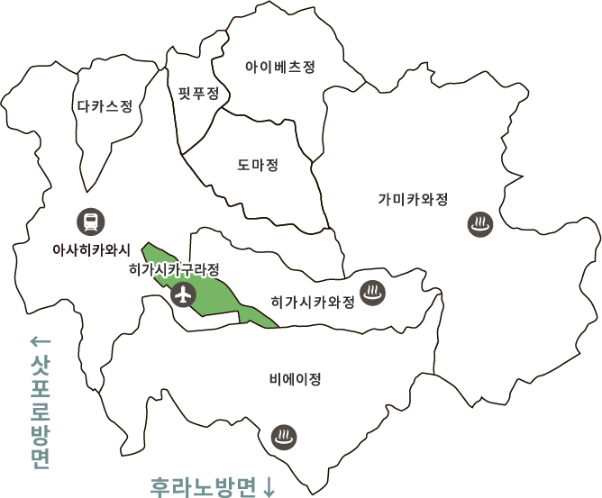 히가시카구라정 map