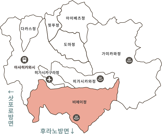 비에이정 map