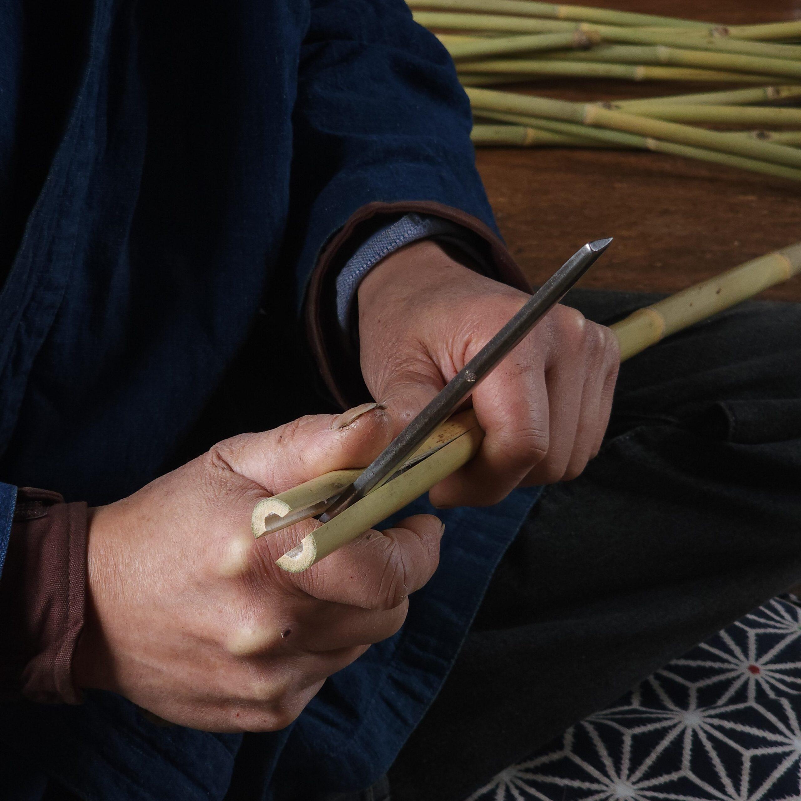 【Hifu Town/Craft Experience】Collecting Chishima bamboo with craftsmen from the northern bamboo workshop  coffee time with a spectacular view
