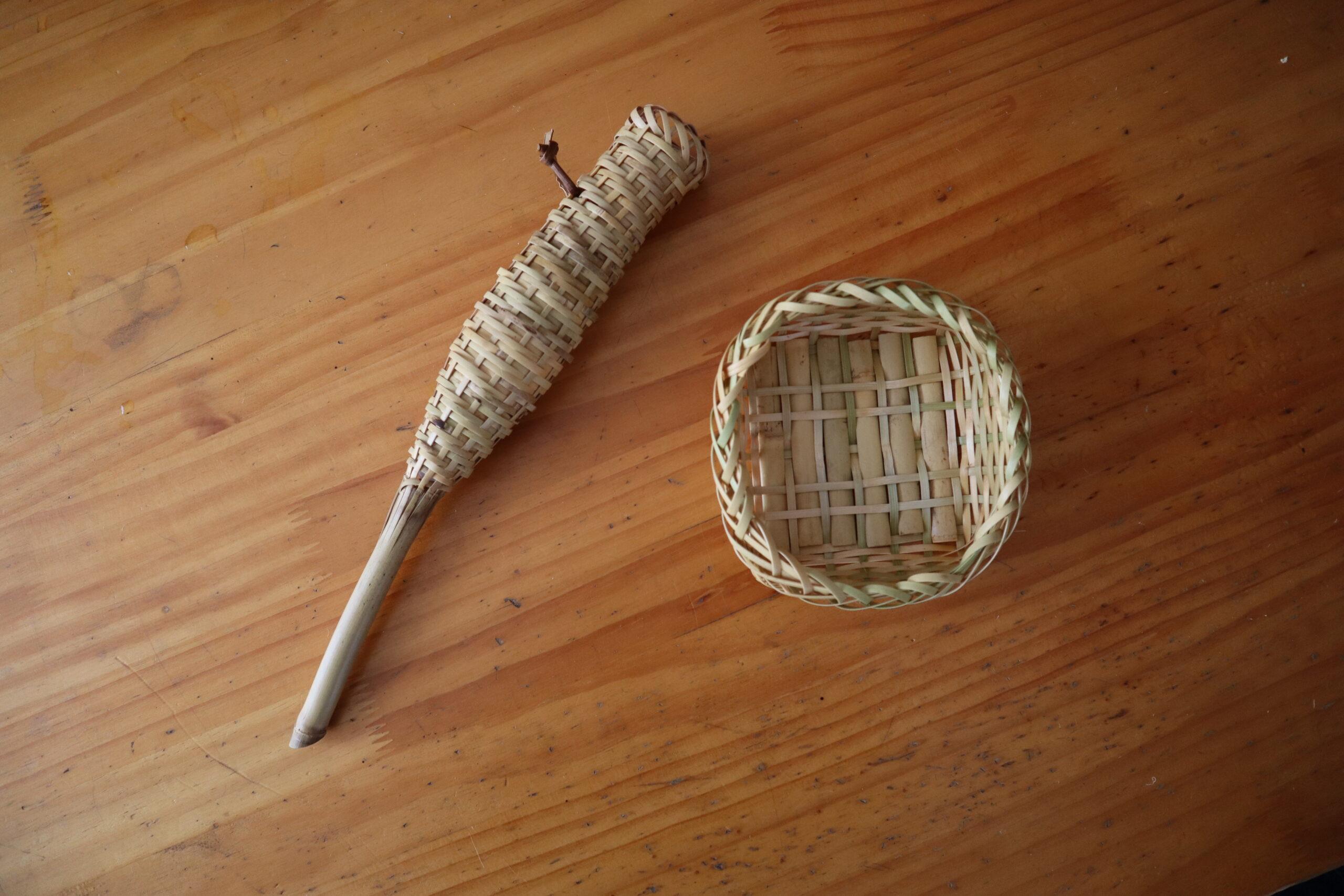 【Hifu Town, Bamboo Crafts】Making an original “basket” using Chishima bamboo