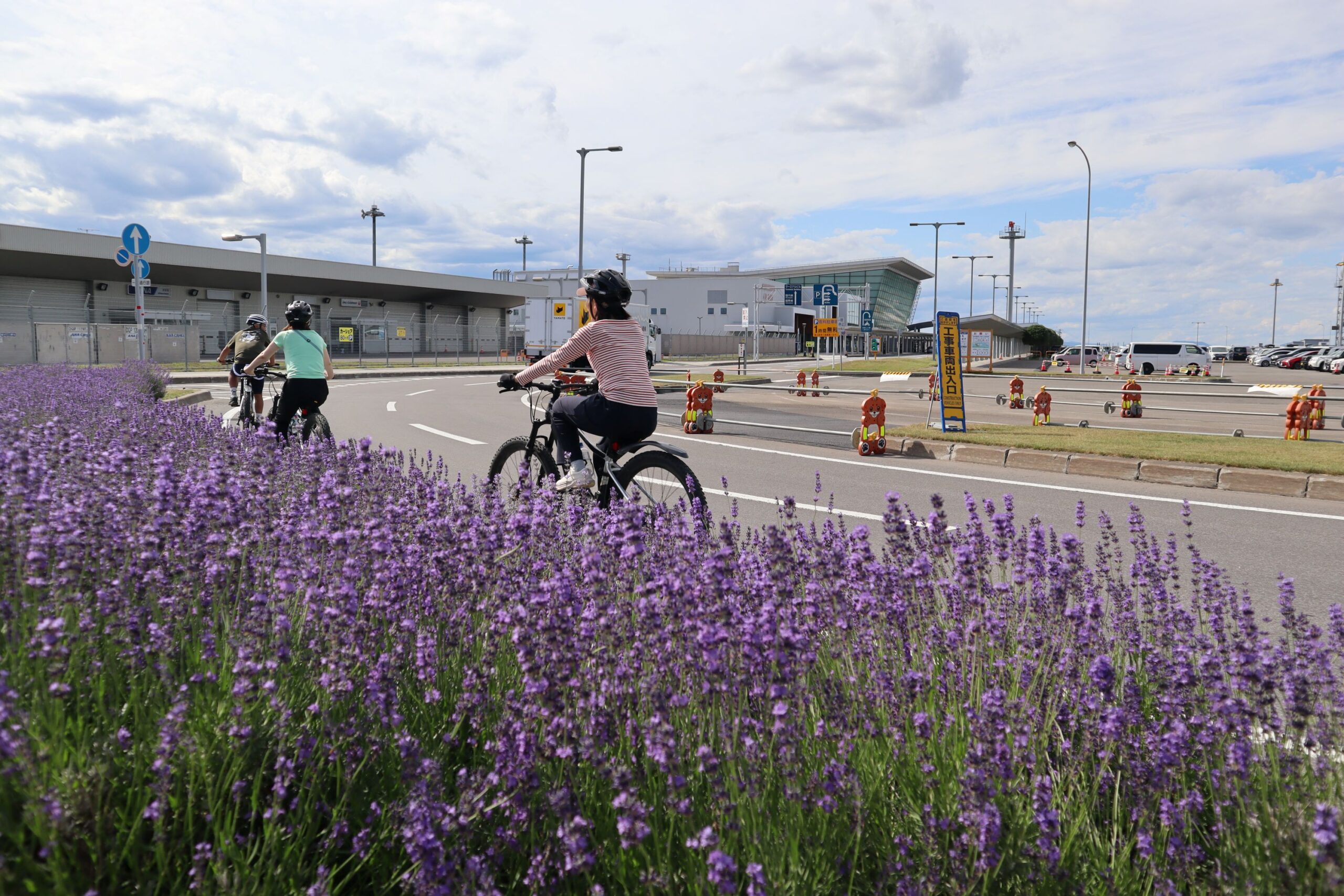 Biei Hills course by bicycle