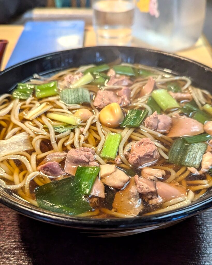 Soba restaurant beside the master