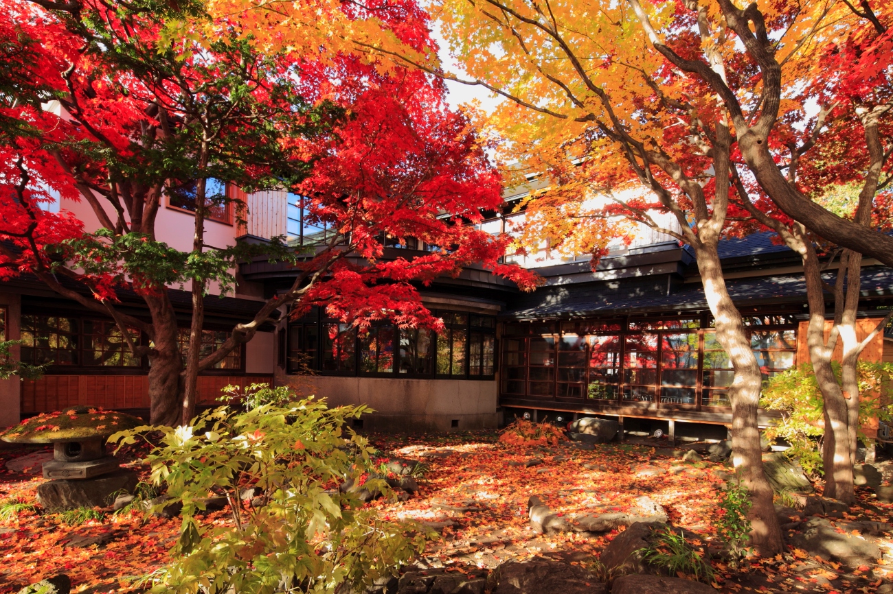 登録有形文化財 旧岡田邸（おかだ紅雪庭）