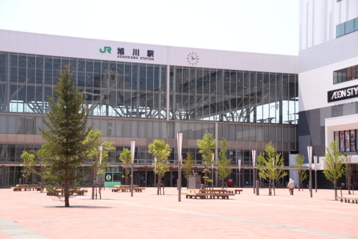Kamikawa Ainu legend by renting a bicycle and the view of Asahikawa from the observation deck