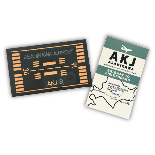 Asahikawa Airport Original Stickers (2 Types)